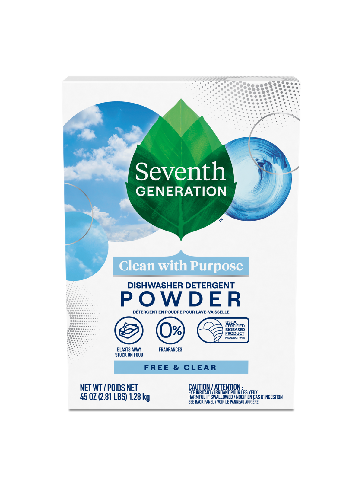 Dishwasher Detergent Powder - Free & Clear